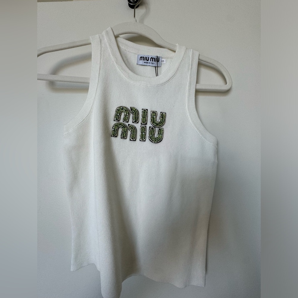 NWT SZ SMALL MIU MIU TANK
